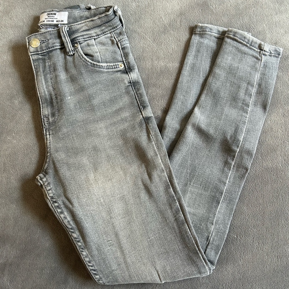 Bershka Gray Women's Jeans